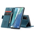 Husa CASEME pentru Samsung Galaxy Note 20 Ultra, Leather Wallet Case, verde