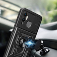 Husă blindată pentru Infinix Hot 12 Play 4G, CamShield Slide, negru