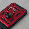 Husă blindată pentru Xiaomi Redmi 12, CamShield Slide, roșu