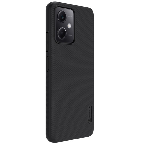 Carcasă NILLKIN pentru Xiaomi Redmi Note 12 5G / POCO X5 5G, Super Frosted Shield Case, negru