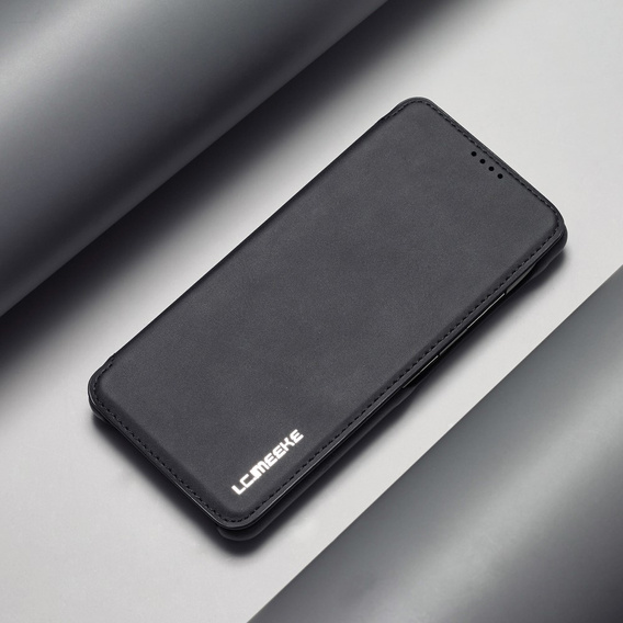 Cu clapetă pentru Samsung Galaxy A52 5G / 4G, LC.IMEEKE, negru