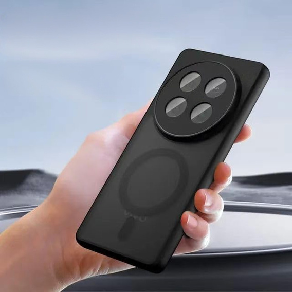 Husă pentru Honor Magic 7 Lite, pentru MagSafe, ERBORD Matt Case, negru