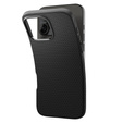 Carcasa Spigen pentru iPhone 16 Pro Max, Liquid Air, negru + 9H Tempered Glass