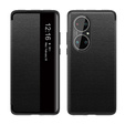 Husă cu clapetă pentru Huawei P50 Pro, Side View, albastru