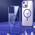 Huse pentru iPhone 14, ERBORD Hybrid MagSafe Case, albastru