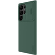 Husă NILLKIN pentru Samsung Galaxy S23 Ultra, husă CamShield din silicon pentru MagSafe, verde
