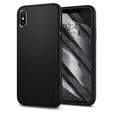 Husă Spigen Liquid Air mată neagră pentru Apple iPhone X / Xs
