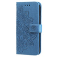 Cu clapetă pentru Xiaomi Redmi Note 13 5G, Mandala, albastru