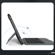 Carcasă + tastatură Galaxy Tab S9, NILLKIN Bumper Pen Slot, negru