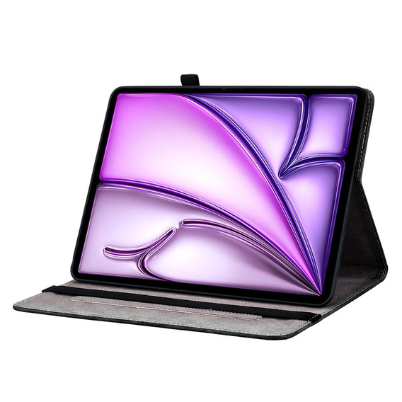 Husă pentru Apple iPad Air 13" 6 gen. 2024 (A2836, Smartcase, plum blossom