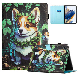 Husă pentru Lenovo Tab M10 10.1 Gen 3, cu clapetă, corgi dog
