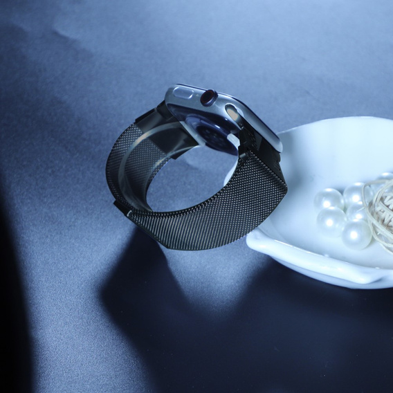 Bransoleta do Apple Watch 1/2/3/4/5/6/7/8/SE/ULTRA 42/44/45/49 MM, Czarna