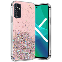 Huse pentru Samsung Galaxy M52 5G, Glittery, roz