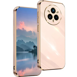 Husă pentru Realme 14 Pro+ 5G, Glamour CamShield, roz rose gold