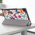 Husă pentru Samsung Galaxy Tab A7 Lite, Smartcase, Butterfly