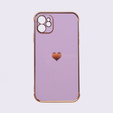 Huse pentru Apple iPhone 11, Electro heart, violet