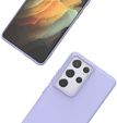 Husa pentru Samsung Galaxy S21 Ultra, Silicone Lite, lavanda