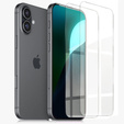2x sticlă călită ERBORD 9H Hard Glass pe ecran pentru iPhone 16 Plus