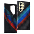 Carcasa pentru Samsung Galaxy S23 Ultra, Carbon Fiber MagSafe, albastru închis