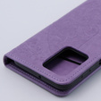Cu clapetă pentru Motorola Moto G54 5G, Butterfly, violet