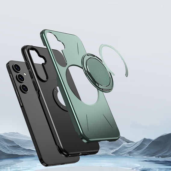 Husă MagSafe cu suport pentru Samsung Galaxy A37 5G, verde