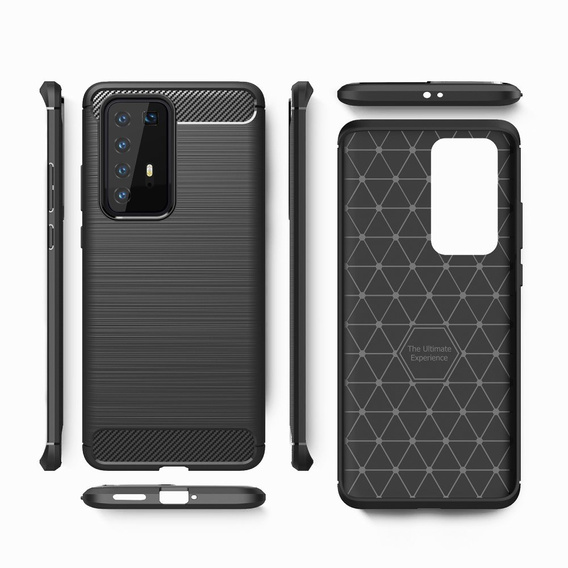 Huse pentru Huawei P40 Pro, Carbon, negru