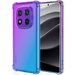 Husa pentru Xiaomi Redmi Note 14 Pro+, Gradient Dropproof, Violet / albastru
