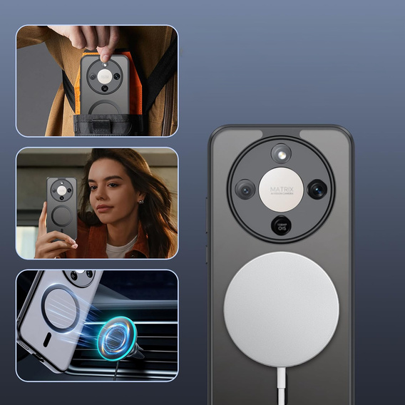 Husă mată pentru MagSafe pentru Honor Magic 8 Lite