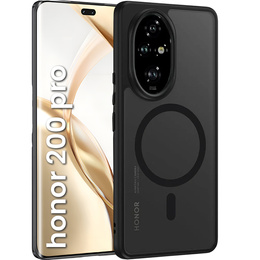 Husă pentru Honor 200 Pro, pentru MagSafe, ERBORD Matt Case, negru