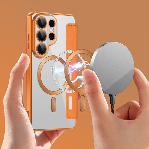 Husă RFID Wallet MagSafe cu protecție pentru cameră pentru Samsung Galaxy S26 Ultra