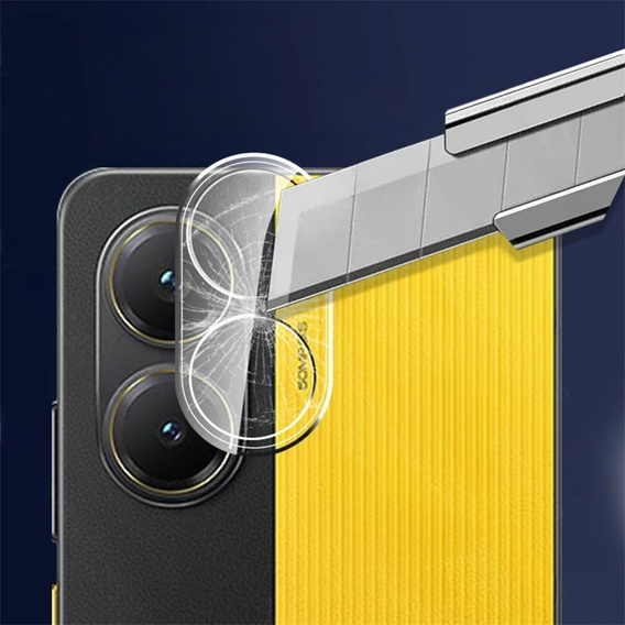Sticlă temperată pentru camera foto pentru Xiaomi Poco X7 Pro 5G, transparentă