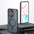 Husă pentru Honor 400 Pro 5G, pentru MagSafe, ERBORD Matt Case, negru + sticlă pentru ecran