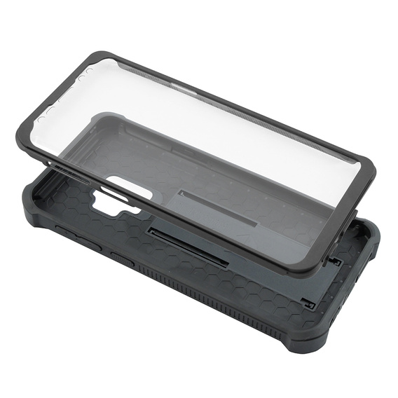 Husă blindată pentru Samsung Galaxy S9, Dexnor Full Body, negru