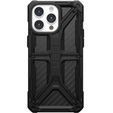 Carcasă Urban Armor Gear pentru iPhone 15 Pro, Monarch, carbon negru