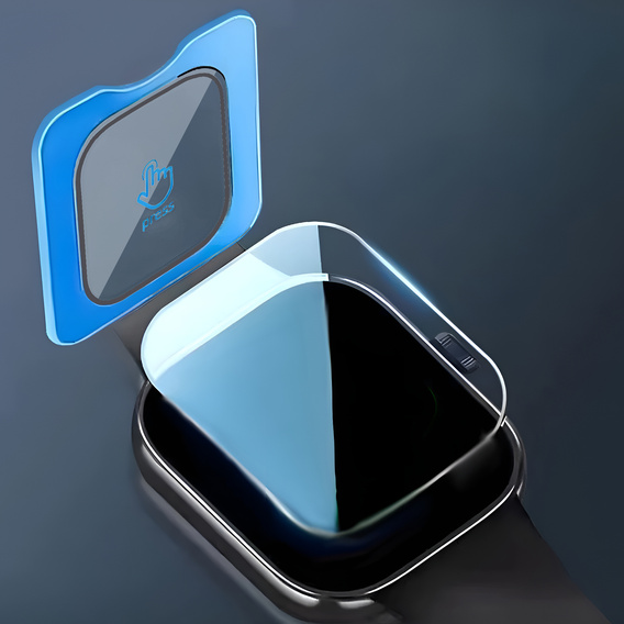 2x sticlă călită cu cadru de montare ERBORD pentru Xiaomi Redmi Watch 5 Lite