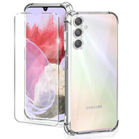 Carcasă pentru Samsung Galaxy M34 5G, Anti-Shock, transparentă + sticlă 9H