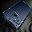 Huse pentru Xiaomi Redmi 10C, Carbon Gel, albastru închis