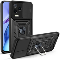 Husă blindată pentru Infinix Note 12 2023, CamShield Slide, negru