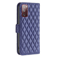 Cu clapetă pentru Samsung Galaxy S20 FE, Wallet, BINFEN COLOR, albastru