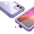 Huse pentru iPhone 11, Dexnor Full Body Rugged, transparent / violet