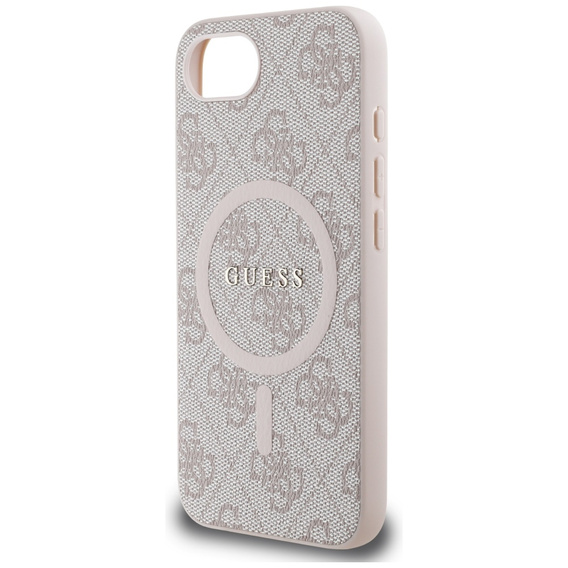 Husă Guess HC MagSafe PU 4G Ring Classic Logo pentru iPhone 16e