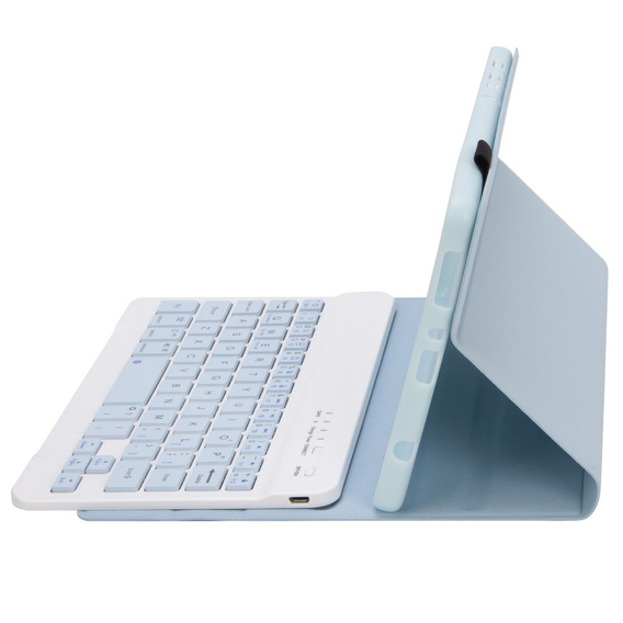Carcasă + tastatură Samsung Galaxy Tab A7 Lite 8.7 T220 / 225, albastru