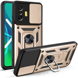 Husă blindată pentru Xiaomi Poco F4 GT, CamShield Slide, de aur