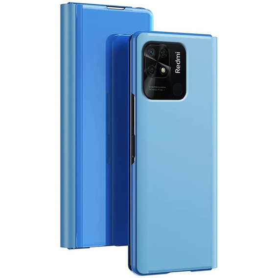 Huse pentru Xiaomi Redmi 10C, Clear View, albastru
