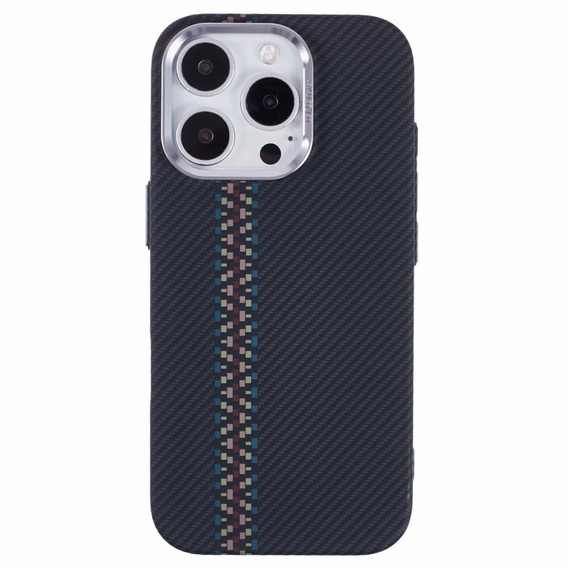 Carcasa pentru iPhone 14 Pro, Carbon Fiber MagSafe, negru