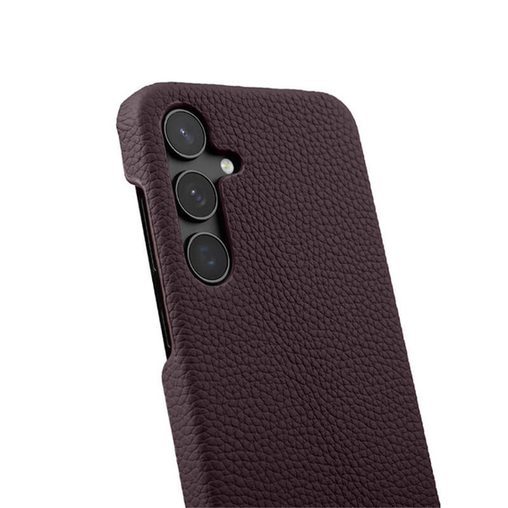 Carcasă MELKCO pentru Samsung Galaxy S24, din piele, violet