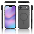 Carcasă Matt pentru iPhone Air, pentru MagSafe, negru translucid