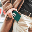 Carcasă pentru iPhone 15 Pro, cadru Kickstand, pentru MagSafe, Sand Green