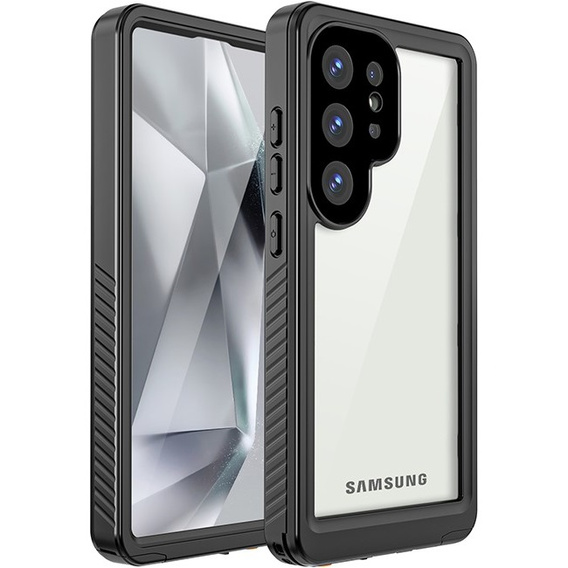Husă impermeabilă IP68 pentru Samsung Galaxy S25 Ultra, negru
