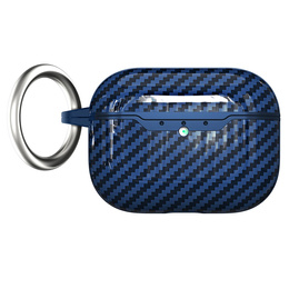 Husă TPU texturată din fibră de carbon pentru AirPods Pro 3